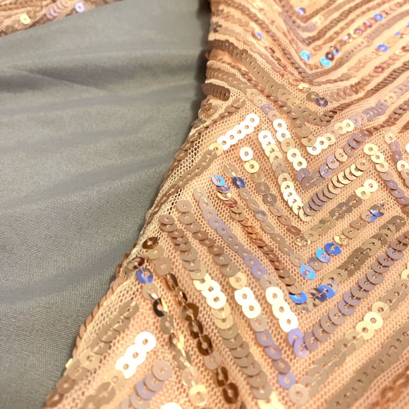 Gold Mini Dress - Picture 3 of 3